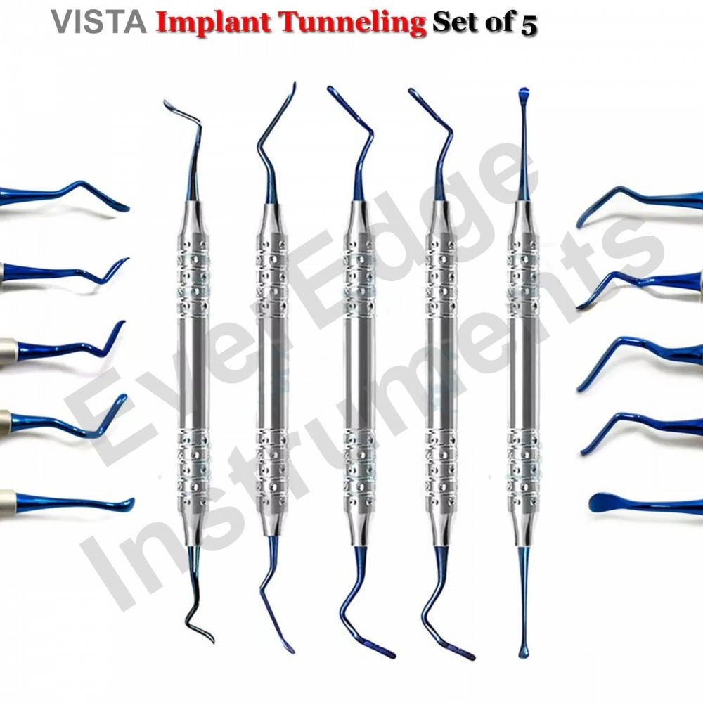 Vista Tunneling kit of 5pcs / Vista Kit / Implants Tunneling Procedure